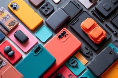Varietà di accessori per telefoni cellulari